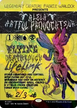 MTG English Alela, Artful Provocateur (1197) NM Foil Secret Lair - Image 1