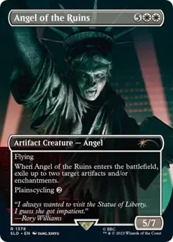 MTG English Angel of the Ruins (1378) NM Foil Secret Lair - Image 1