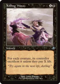Killing Wave (Retro Frame) - Near Mint MTG Innistrad Remastered - Image 1