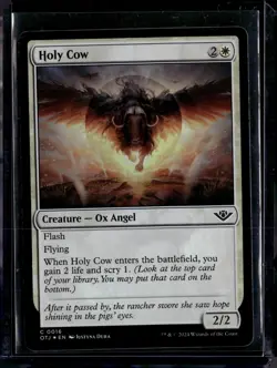 Holy Cow - 16 - Foil - OTJ - NM - MTG Magic The Gathering - Image 1