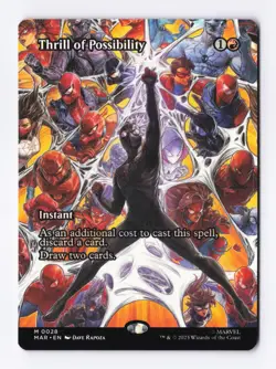 Thrill of Possibility (Borderless) (M) MTG Marvel's Spider-Man Eternal-Legal MAR - Image 1