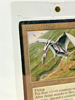 VINTAGE ANTIQUITIES - Clockwork Avian - MTG Magic the Gathering Card in Holder - Image 2