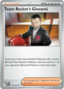 Team Rocket's Giovanni - 174/182 - Uncommon NM, English Pokemon Destined Rivals - Image 1