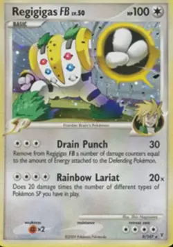 Regigigas [FB] - 9/147 - Holo Rare HP, English Pokemon Supreme Victors 412897559439 - Image 1
