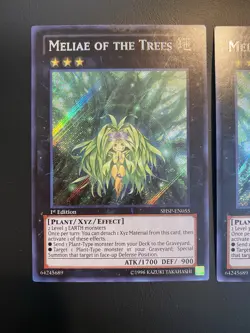 Yugioh Meliae of the Trees SHSP-EN055 Secret Rare 1st Ed NM + MP14 EN165 - Image 3