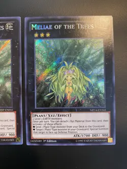 Yugioh Meliae of the Trees SHSP-EN055 Secret Rare 1st Ed NM + MP14 EN165 - Image 4