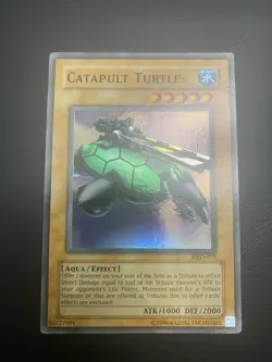 Yugioh Catapult Turtle MRD-075 Unlimited FADED VLP Super Rare - Image 1