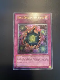 2005 Yugioh Deck Devastation Virus FET-EN058 Ultimate Rare 1st Edition NM/VLP - Image 1