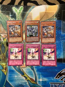 YuGiOh Stardust Dragon/Assault Mode Core +Assault Beast +Activate! Edison, Retro - Image 1