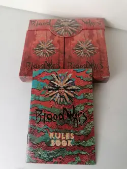 Blood Wars Two 50 Card Starter Packs + Rule Book 1995 TSR Card Game with Box - Image 2