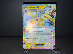 Jolteon ex 030 2025 Pokemon Prismatic Evolutions Double Rare Holo Card NM+ - Image 1