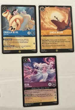 Disney Lorcana Fabled Bundle 3 CARDS NM - Image 1