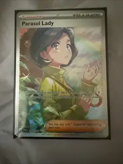 Pokemon TCG Parasol Lady Card 255/182 Sir Paradox Rift - Image 1