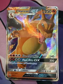 Pokemon TCG Charizard GX SM211 Black Star Promo Holo Card Hidden Fates - Image 1