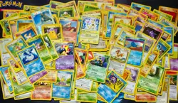 110x Pokemon Card WOTC Bundle | HEAVILY PLAYED / DAMAGED | Vintage Sets 1999 - Image 1