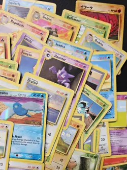 110x Pokemon Card WOTC Bundle | HEAVILY PLAYED / DAMAGED | Vintage Sets 1999 - Image 5