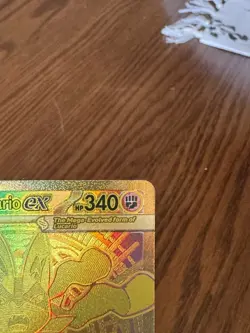 Pokemon M Mega Lucario EX Gold Ultra Secret Rare Holo Card - Image 4