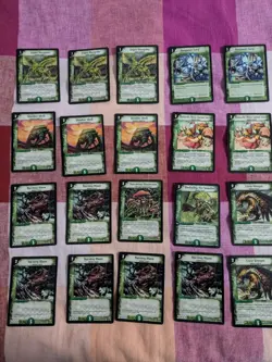 20 x DUEL MASTERS Cards Bulk Bundle Nature Civilization - VGC - Image 1