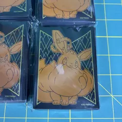 9 Pokemon Shining Fates ETB Card Sleeves Elite Trainer Box 65 Ct Lot Eevee - Image 2
