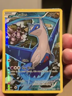 Pokemon TCG Latios XY79 Black Star Promo Full Art Holo Card EX LP/NM - Image 1