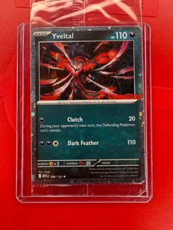 Pokemon Sealed Yveltal 088/132 GameStop Stamped Promo Card Near Mint - Image 1