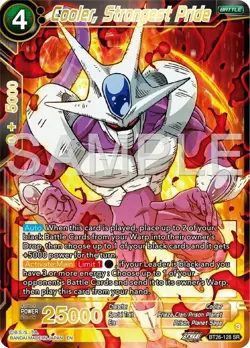 Cooler, Strongest Pride - BT26-128 - Ultimate Advent - DBS Card Game - FOIL - Image 1
