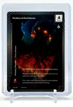 Wonders of the First CCG "Kraken of the Inferno" Uncommon Foil-#263/401 - Image 1