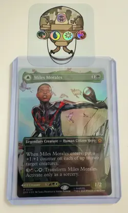 MTG Miles Morales (0234) (Borderless) Marvel's Spider-Man Foil - Image 1