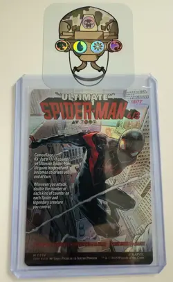 MTG Miles Morales (0234) (Borderless) Marvel's Spider-Man Foil - Image 2