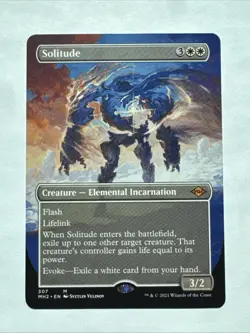 MTG ** SOLITUDE ** BORDERLESS ** Modern Horizons 2 MH2 ** NM ** MAGIC - Image 1