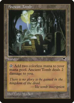 Magic MTG Tempest Ancient Tomb NEAR MINT NM - Image 1