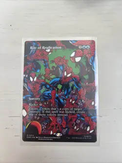 Rite of Replication (Borderless) Spider-Man Mythic Regular #14 NM MTG - Image 1