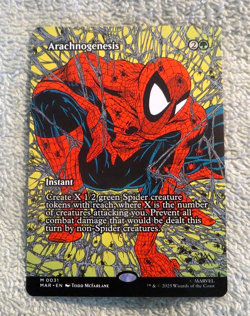 Arachnogenesis M 0013 Mythic Borderless - Magic MTG Marvel's Spiderman - Image 2