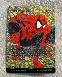Arachnogenesis M 0013 Mythic Borderless - Magic MTG Marvel's Spiderman - Image 3
