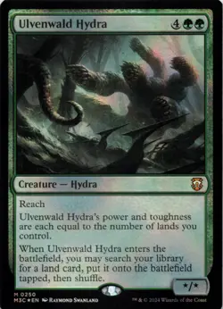 MTG Ulvenwald Hydra (Ripple Foil) Foil NM MH3 Commander - Image 1