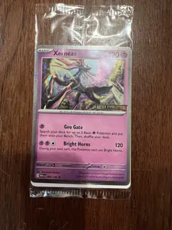 Pokemon Mega Evolution 2025 - Xerneas 064/132 Best Buy Stamped Promo NEW Sealed - Image 1