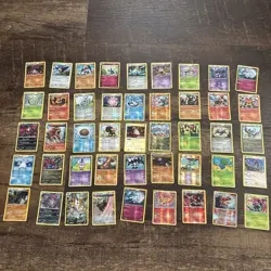 Lot of 45 Pokemon cards! RARE Holo And Reverse Holo Cards! Check Description! - Image 1