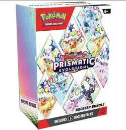 Pokemon TCG Prismatic Evolutions Booster Bundle (6 packs) - Sealed - Image 1