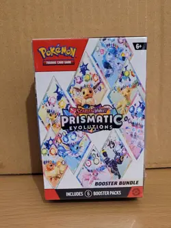 Pokemon TCG Prismatic Evolutions Booster Bundle (6 packs) - Sealed - Image 2
