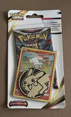 Pokemon TCG: Lost Origin - Scorbunny Checklane Blister Pack (X1) Factory Sealed - Image 1
