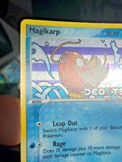 Pokemon TCG Magikarp 64/107 EX Deoxys Stamped Reverse Holo ~LP-NM - Image 3