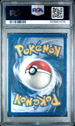 1999 POKEMON BASE SET UNLIMITED #12 NINETALES-HOLO PSA 5 - Image 2