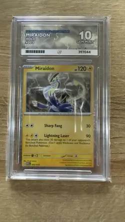 Pokemon Miraidon M24 EN #3 Holo McDonalds 2025 Graded 10 - Image 1