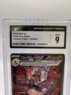 2024 POKEMON CHARIZARD EX PALDEAN FATES 234/091 HOLO CGC MINT 9 - Image 2