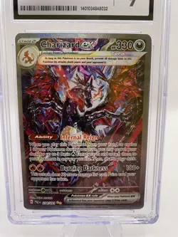 2024 POKEMON CHARIZARD EX PALDEAN FATES 234/091 HOLO CGC MINT 9 - Image 3