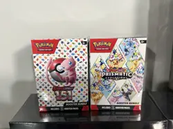 Pokemon 151 & Prismatic Evolutions Booster Bundles - Lot of 2 - Factory Sealed - Image 2