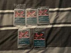 Sealed Yveltal 088/132 Reverse Holo Mega Evolution Pokemon PROMO set of 5 - Image 1