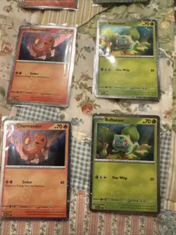 Pokemon Bulbasaur, Charmander & Squirtle Cosmos Holo 151 Promo (5 Sets W/codes) - Image 2