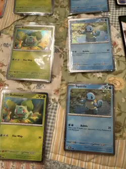 Pokemon Bulbasaur, Charmander & Squirtle Cosmos Holo 151 Promo (5 Sets W/codes) - Image 3