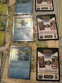 Pokemon Bulbasaur, Charmander & Squirtle Cosmos Holo 151 Promo (5 Sets W/codes) - Image 4